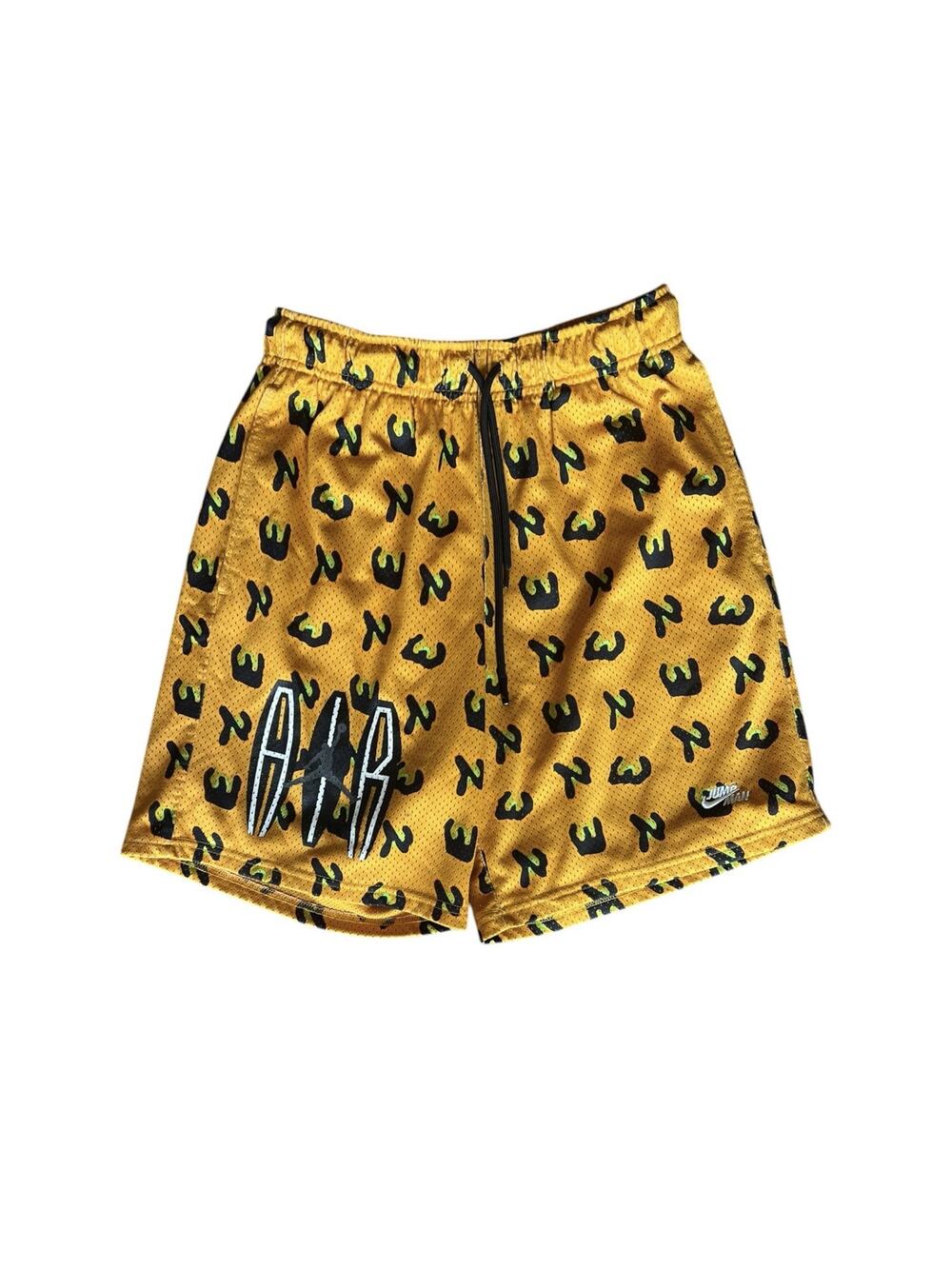 Air Jordan Jumpman Men’s Size M Printed Shorts Orange DR3033-766 MSRP: $70 New